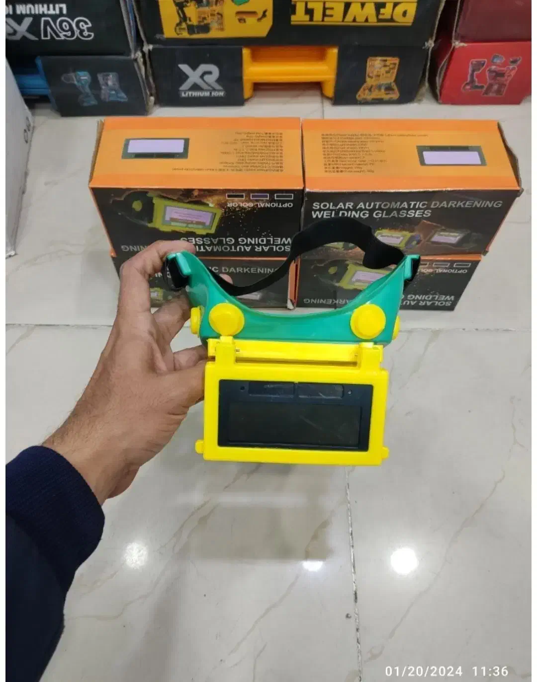 عینک جوشکاری اتومات|ابزارآلات|محمدیه-قزوین, |دیوار