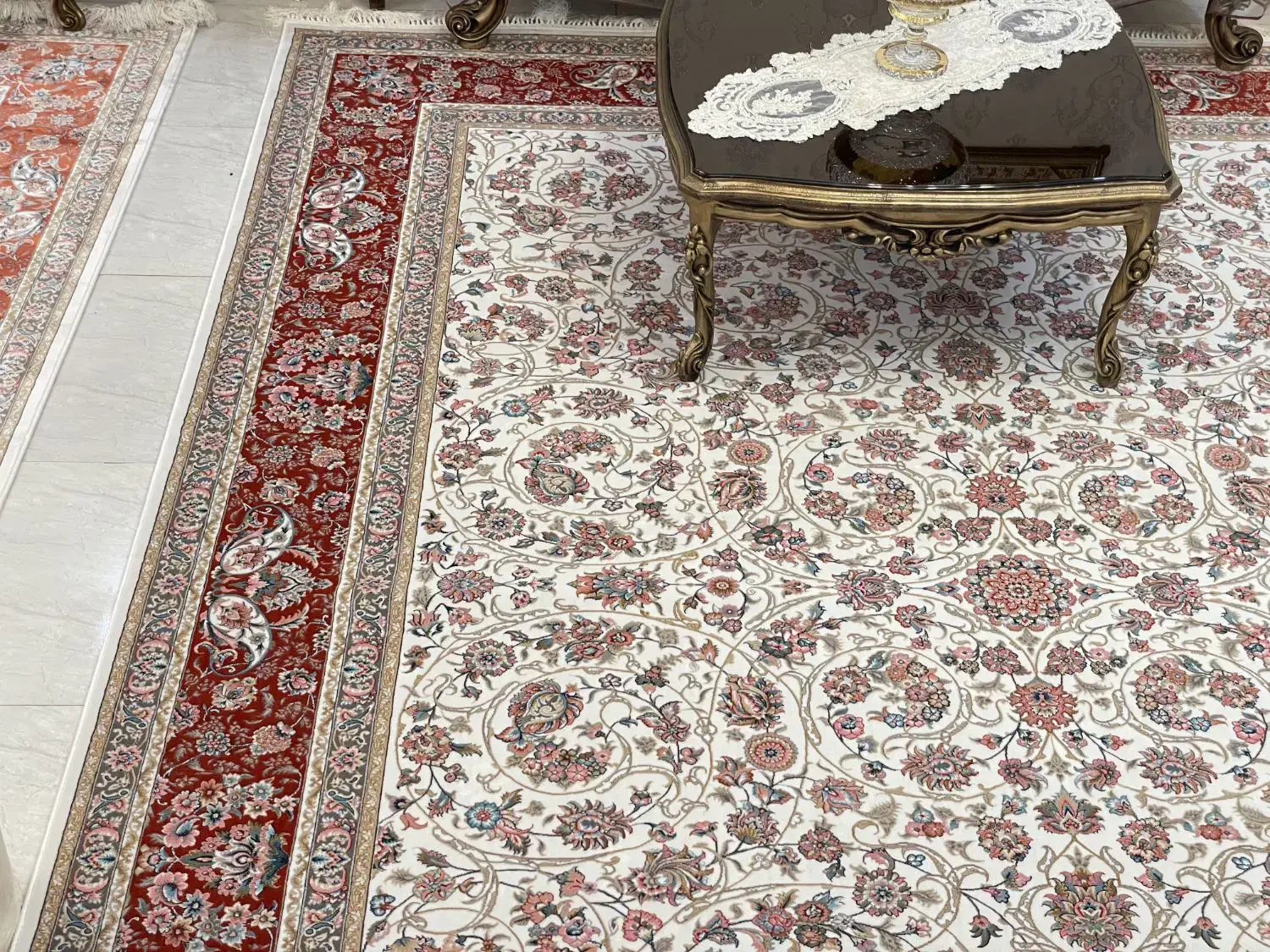 ۸عددفرش۶متری نفیس تبریزتمام نخ گلبرجسته نوآکبند|فرش|تهران, یافت آباد شمالی|دیوار