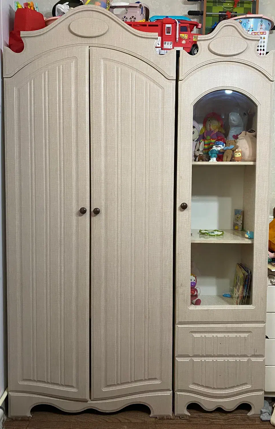 کمد کودک و نوجوان|جاکفشی، کمد، دراور|آبیک, |دیوار