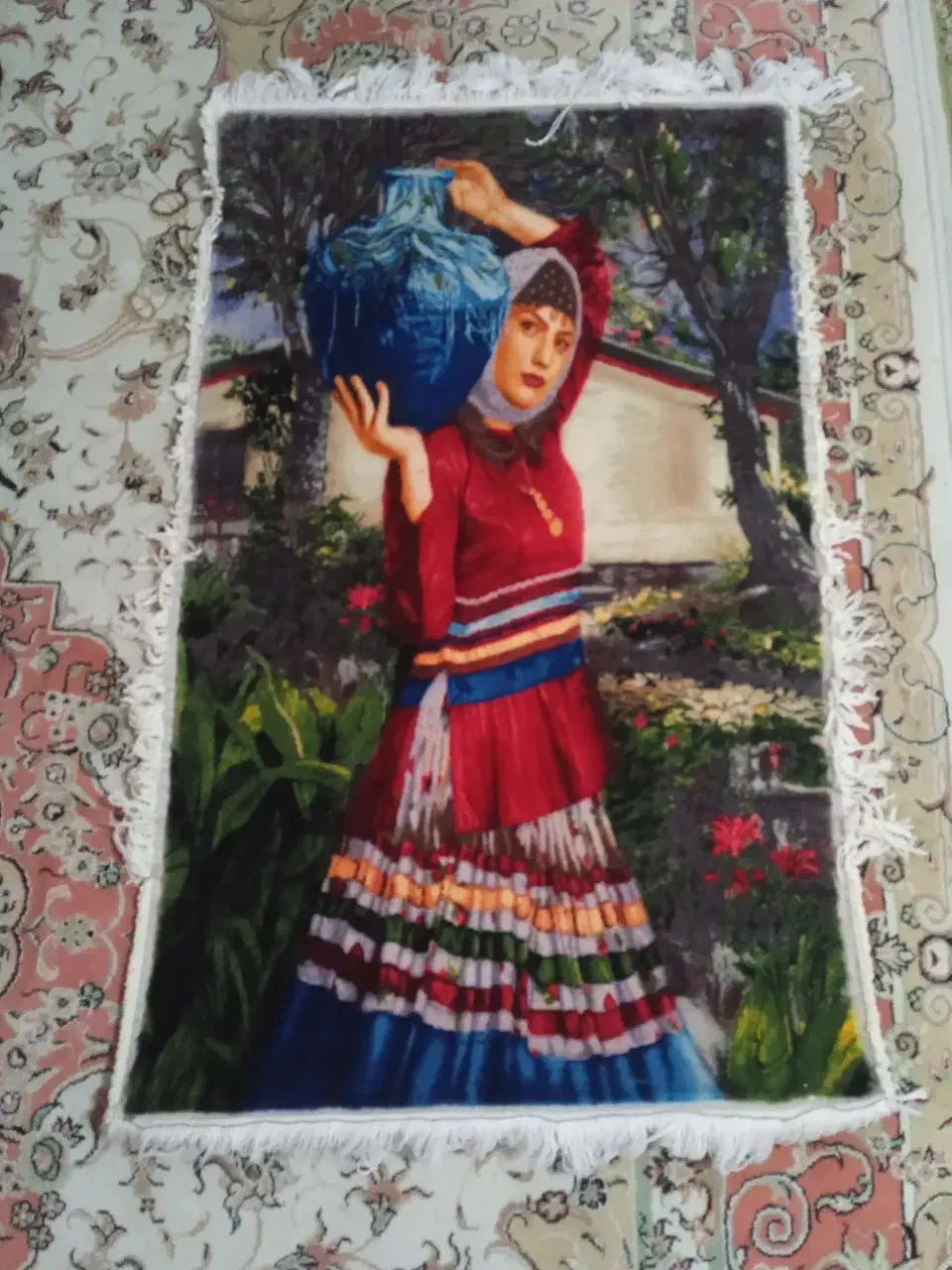 تابلو فرش|تابلو فرش|آستانه اشرفیه, |دیوار