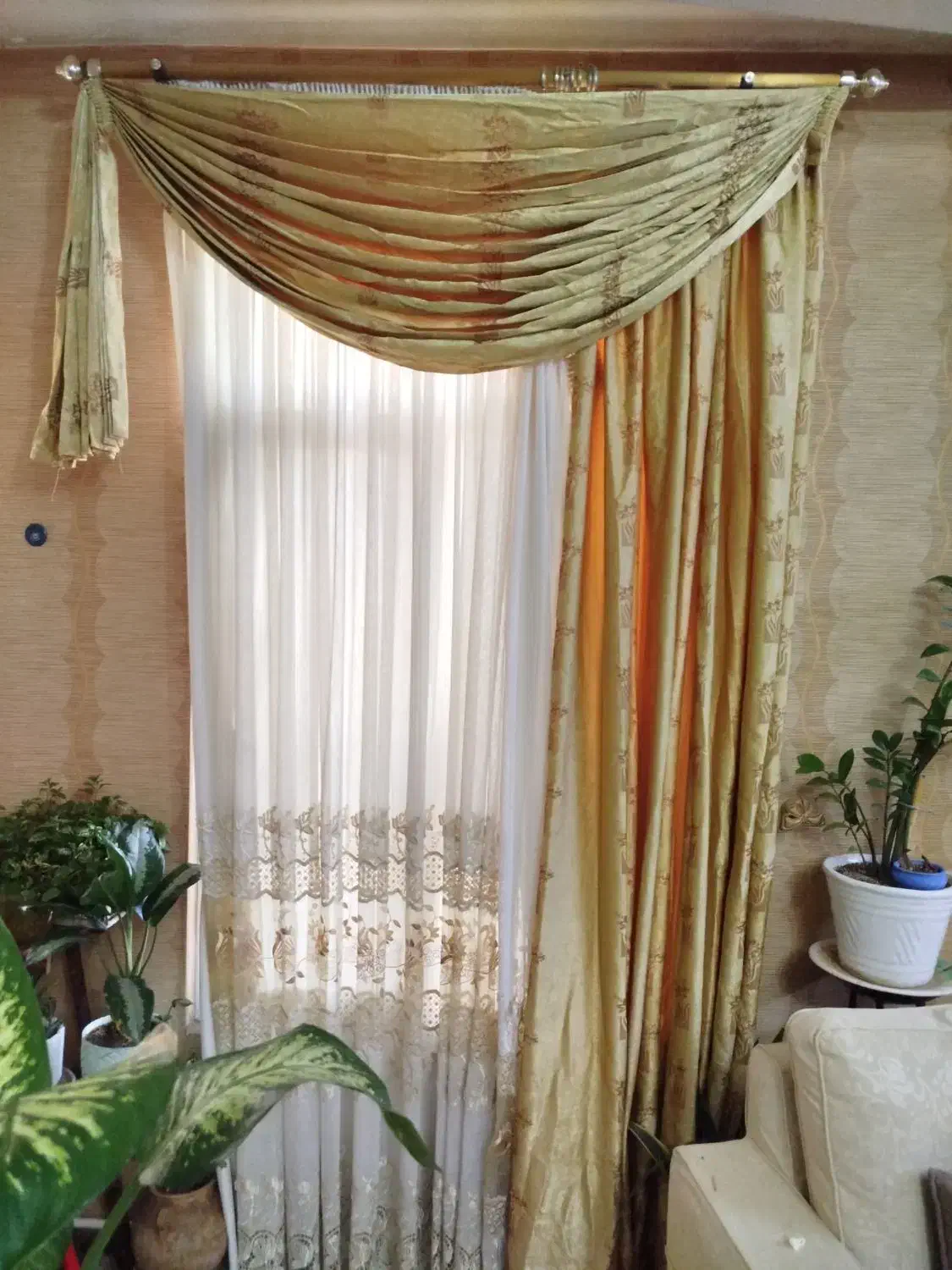 پرده|پرده، رانر، رومیزی|کرج, حسن آباد|دیوار