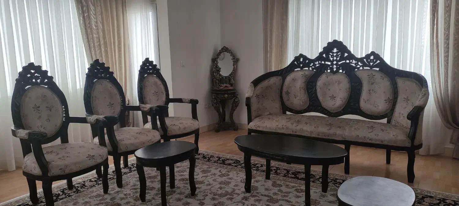 مبل ۹ نفره با میز  و عسلی|مبلمان خانگی و میز عسلی|اسدآباد, |دیوار