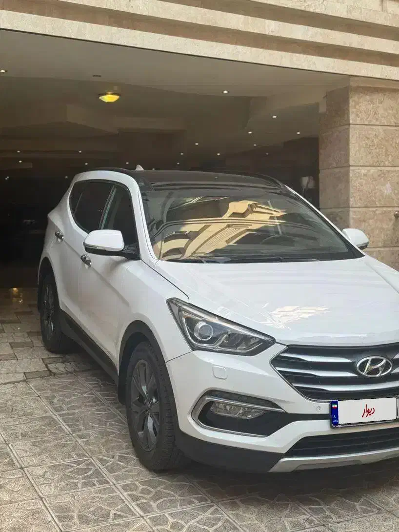 سانتافه مدل ۲۰۱۶ سفید بیرنگ جی دی آی|خودرو سواری و وانت|تهران, صادقیه|دیوار