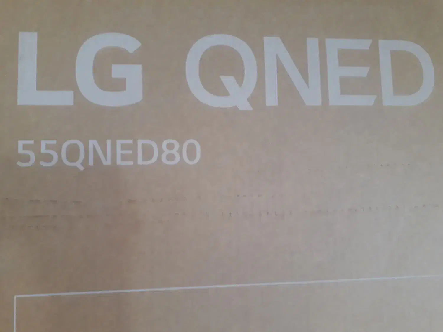 TV LG 55 QNED80|تلویزیون و پروژکتور|خورموج, |دیوار