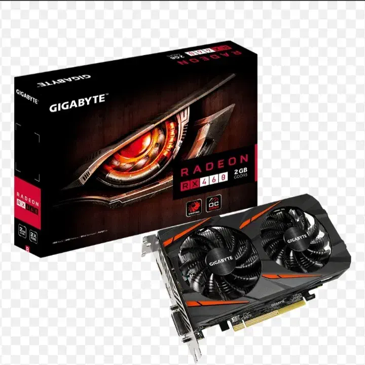 کارت گرافیک rx460 2gb oc gigabyte با جعبه|قطعات و لوازم جانبی رایانه|سهند, |دیوار