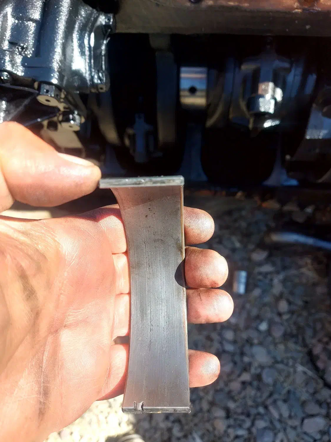 میل لنگ ماک تعمیر اول بدون خط یاتاقان سالم|قطعات یدکی و لوازم جانبی|ارومیه, |دیوار