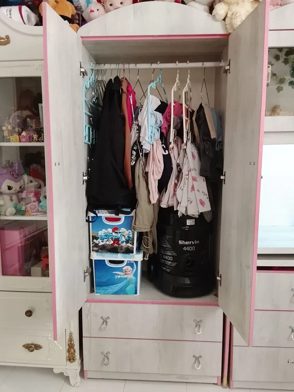 ست کمد لباس و میزتحریر و کامپیوتر با صندلی کمجا|جاکفشی، کمد، دراور|تهران, هفت چنار|دیوار