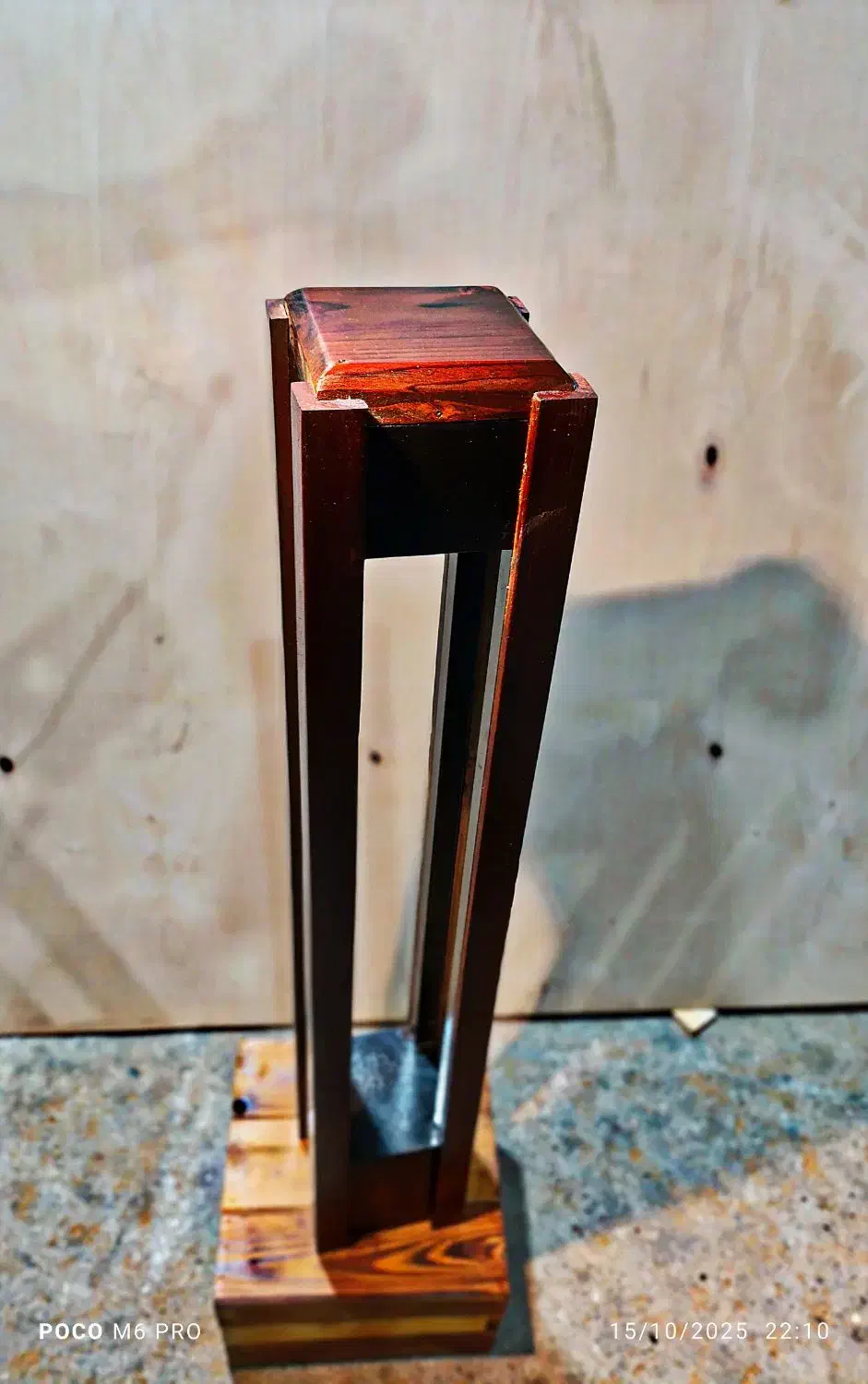 چراغ چمنی مدل هیواناچوب فلز باپوشش رزین پلی اورتان|لامپ و چراغ|گرگان, |دیوار