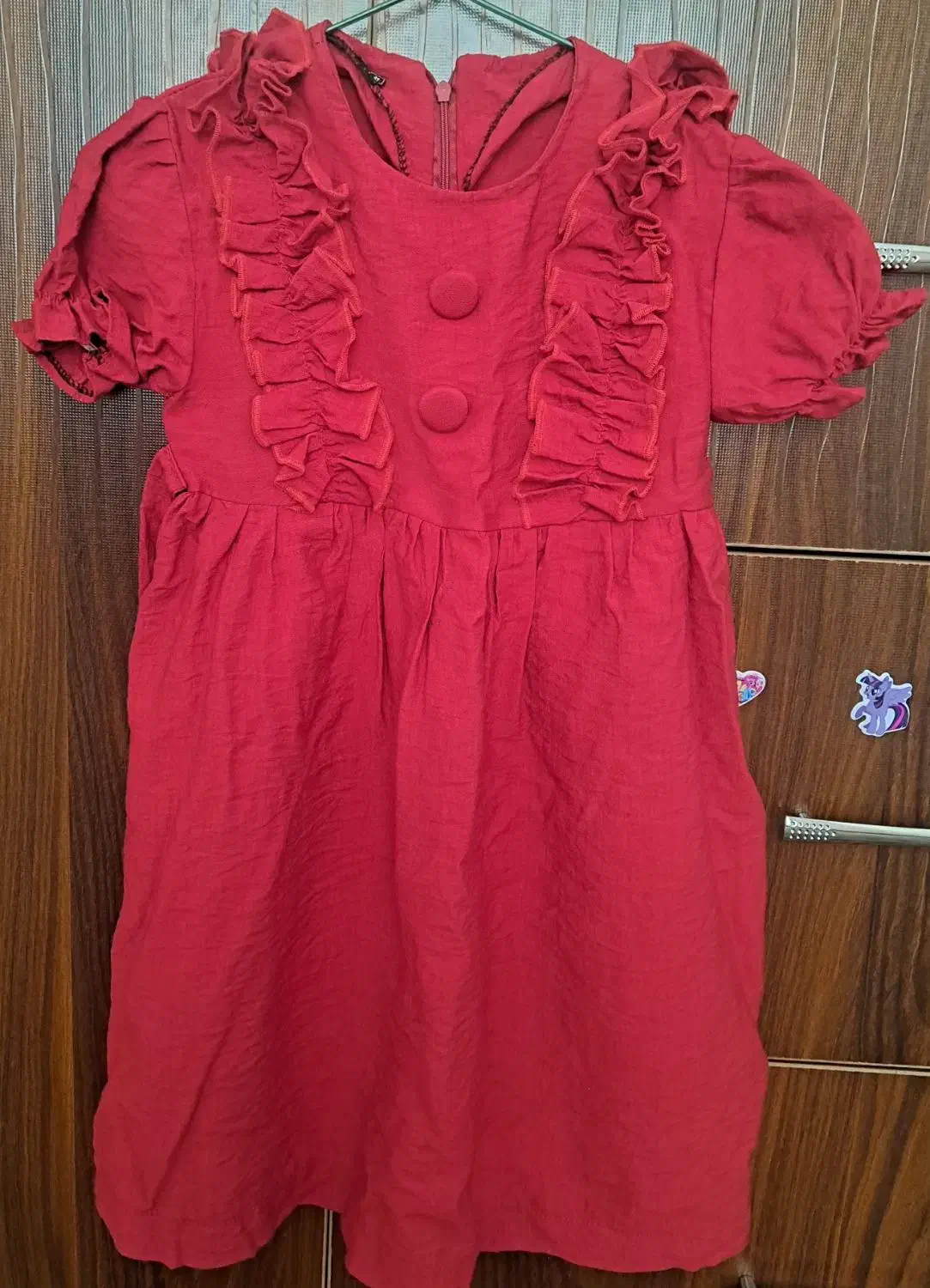 سلام دوعدد پیراهن دخترانه تمییز ونو|کفش و لباس بچه|زرند, |دیوار