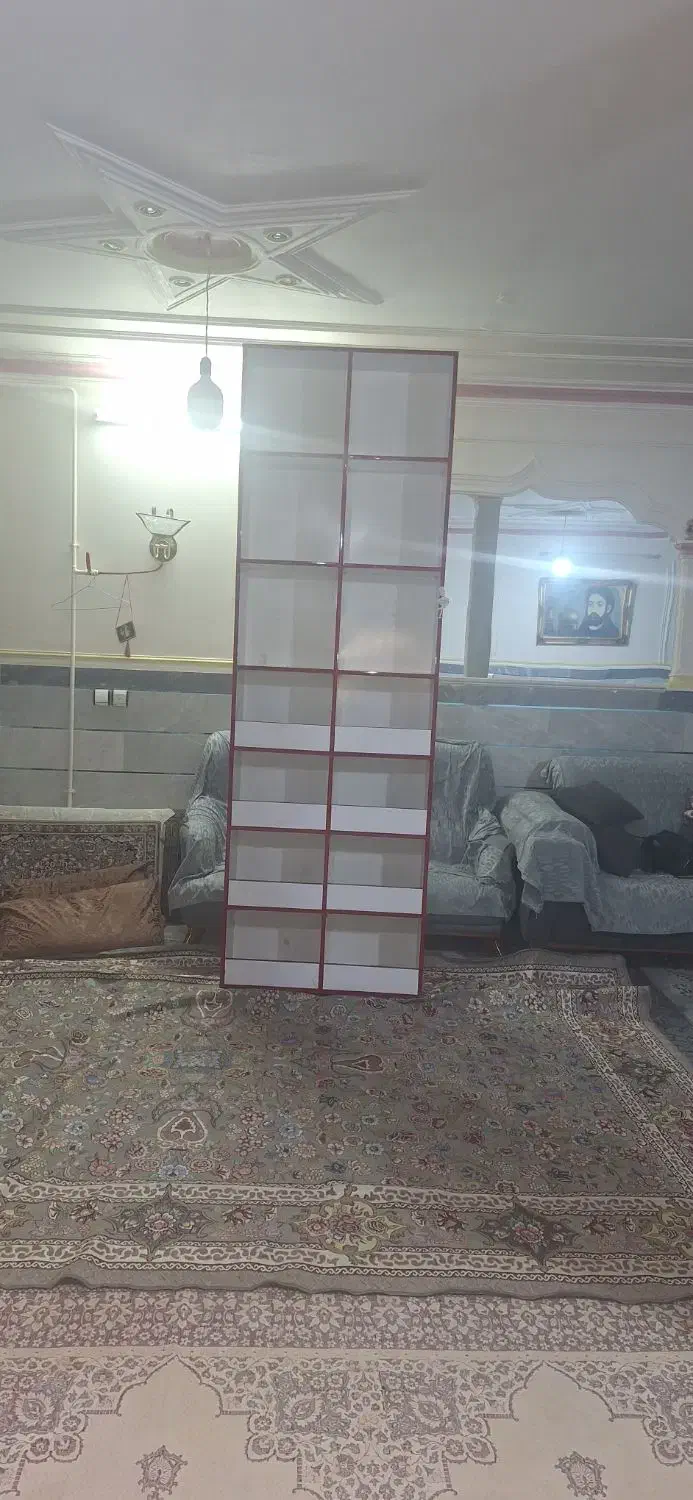 قفسه ام دی اف mdf|کتابخانه، شلف، قفسههای دیواری|همدان, |دیوار