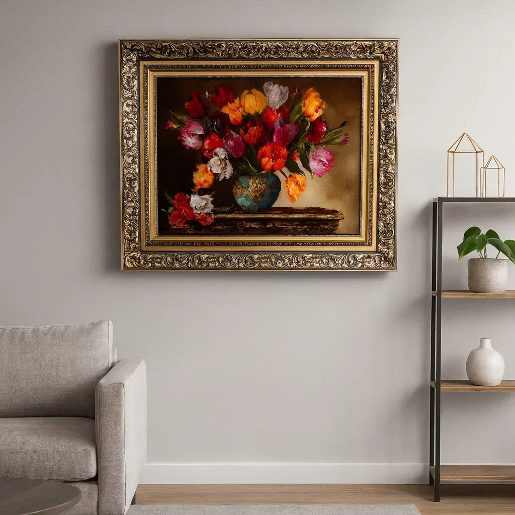 تابلوفرش دستباف گل - نو|تابلو فرش|تهران, مهران (سیدخندان)|دیوار