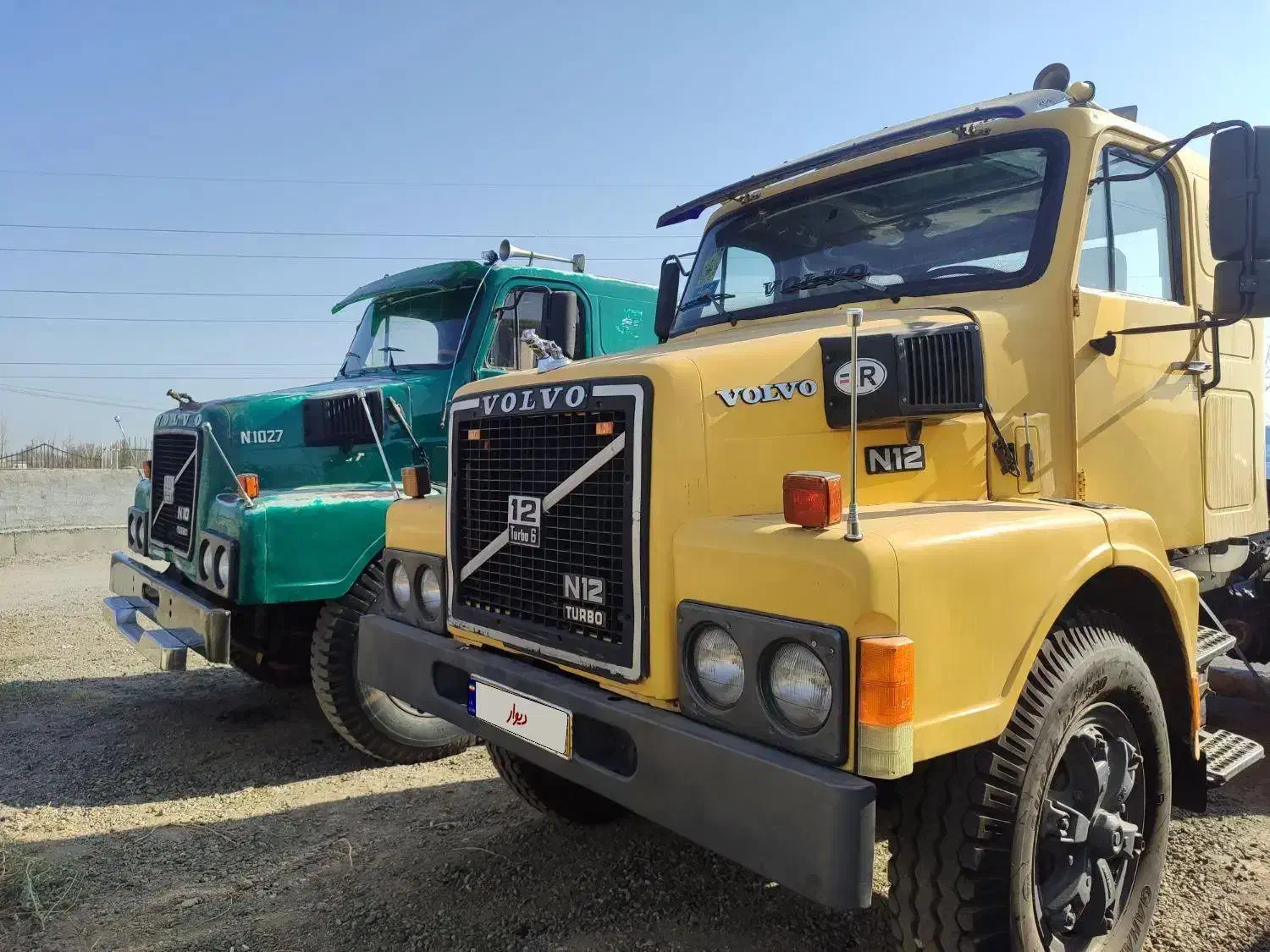 ولوو سبز N10 و زرد N12|خودرو سنگین|اردبیل, |دیوار