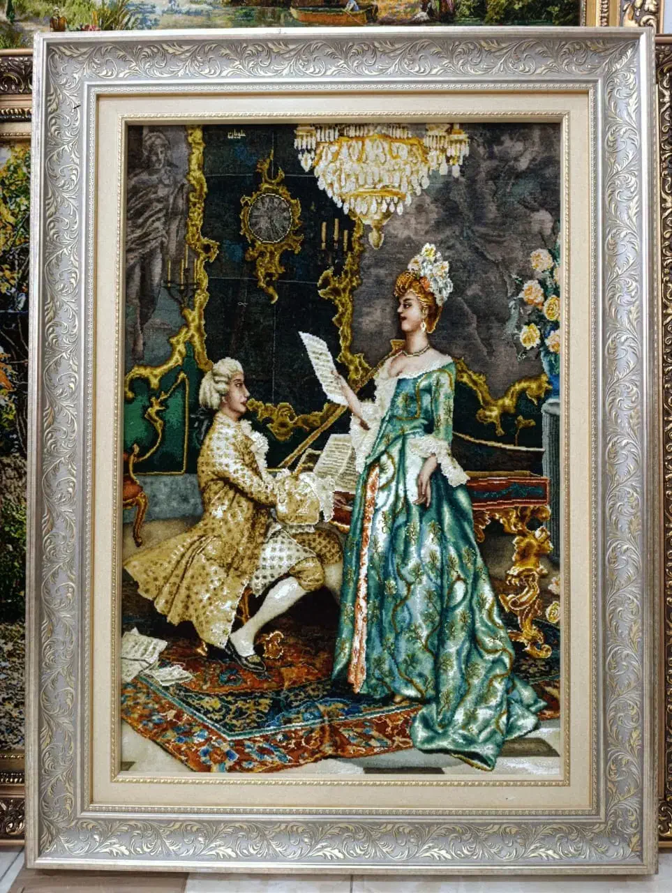 تابلو فرش طرح فرانسوی/فروشگاه ماندگار نقدو اقساط|تابلو فرش|تهران, لویزان|دیوار