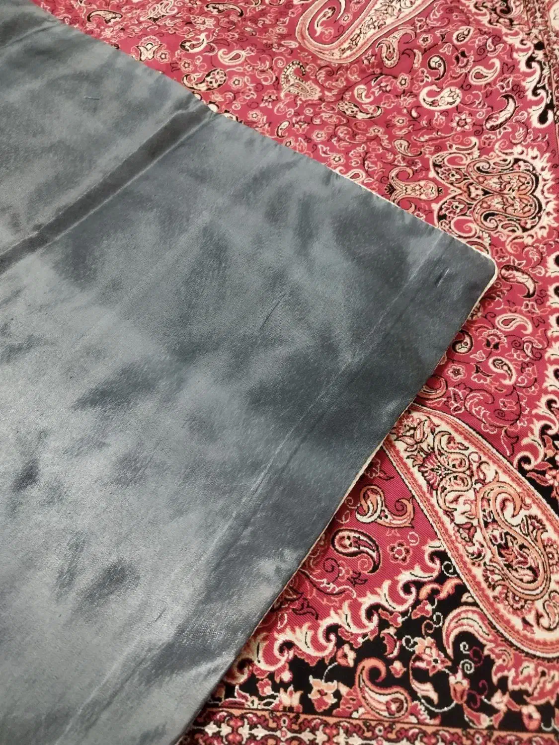 رومیزی ترمه شاه عباسی قرمز|پرده، رانر، رومیزی|مشگین شهر, |دیوار