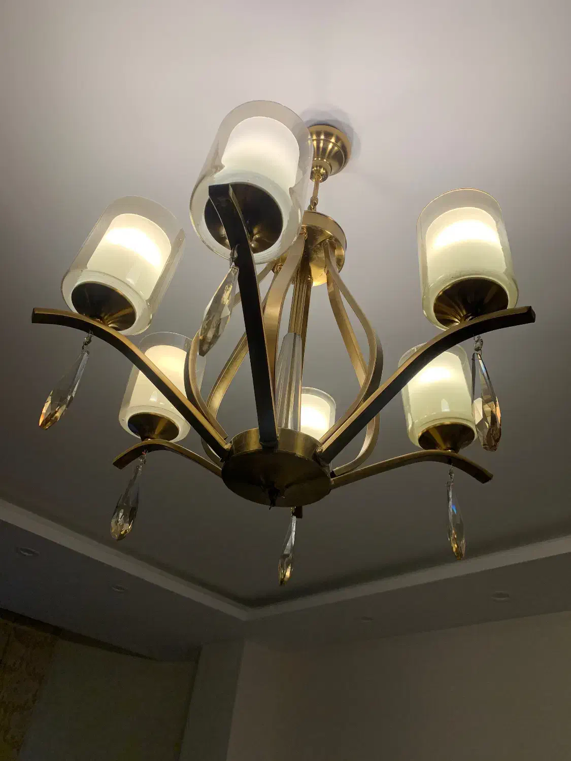 لوستر ۶ شاخه|لوستر و چراغ آویز|کرج, عظیمیه|دیوار