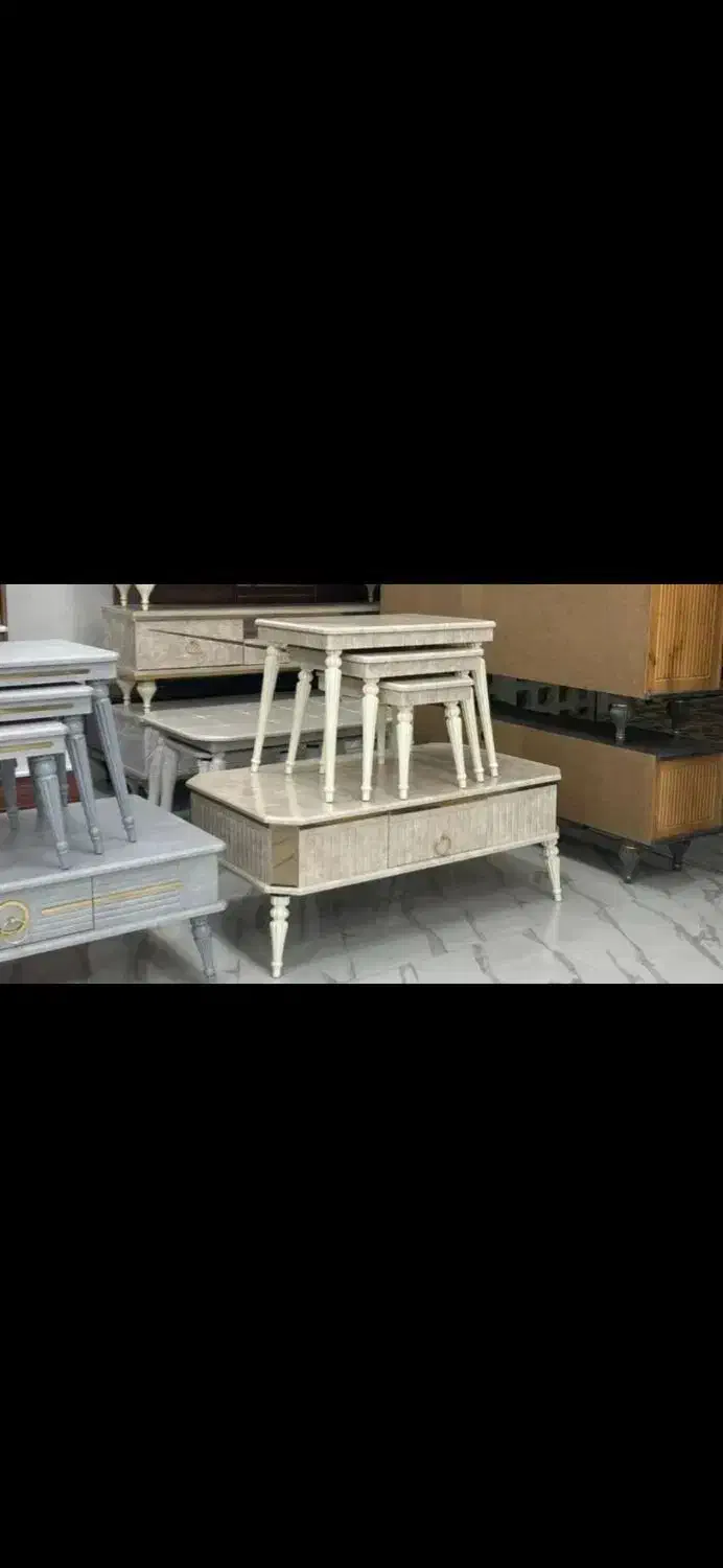 میزعسلی ۴تیکه|مبلمان خانگی و میز عسلی|صومعهسرا, |دیوار