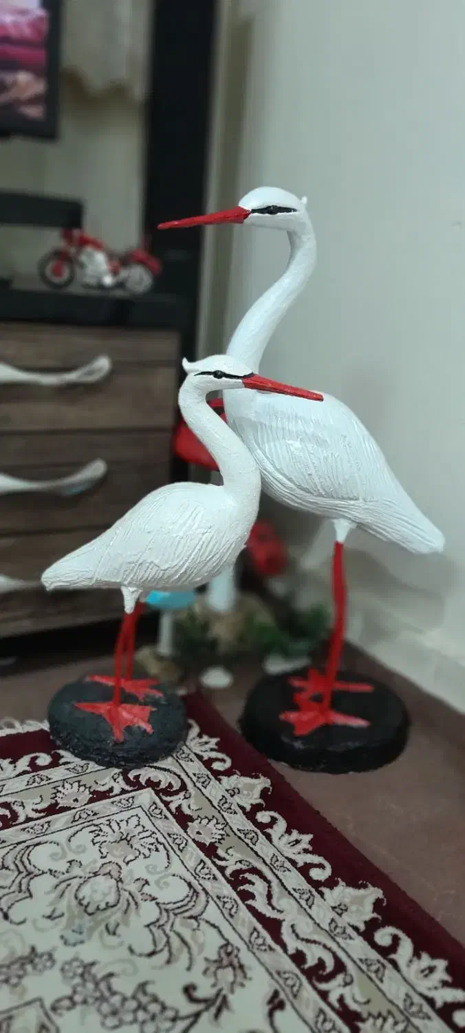 مجسمه سیمانی لک لک|صنایع دستی و سایر لوازم تزئینی|گرمدره, |دیوار