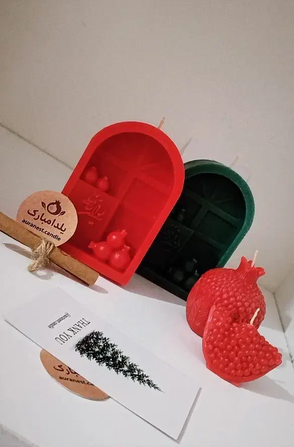 پک شمع یلدایی|صنایع دستی و سایر لوازم تزئینی|شاهینشهر, شهرک سایت|دیوار