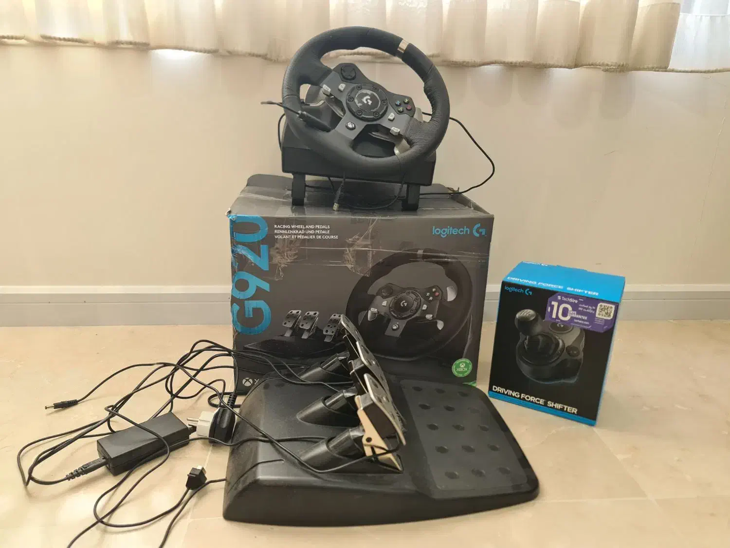 فرمان لاجیتکg920 logitech  به همراه دنده|کنسول، بازی ویدئویی و آنلاین|تهران, شهرک هما|دیوار