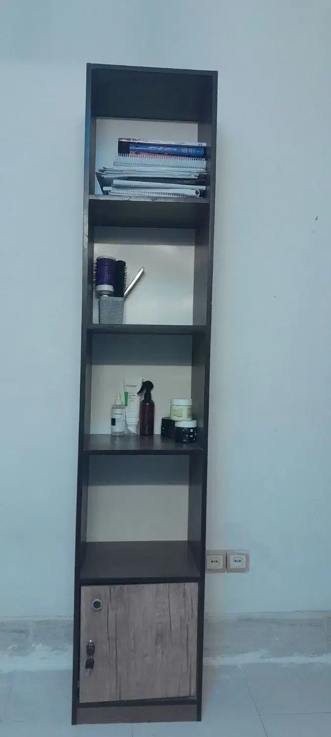 کتابخانه ام دی اف|کتابخانه، شلف، قفسه‌های دیواری|شیراز, غدیر شمالی|دیوار