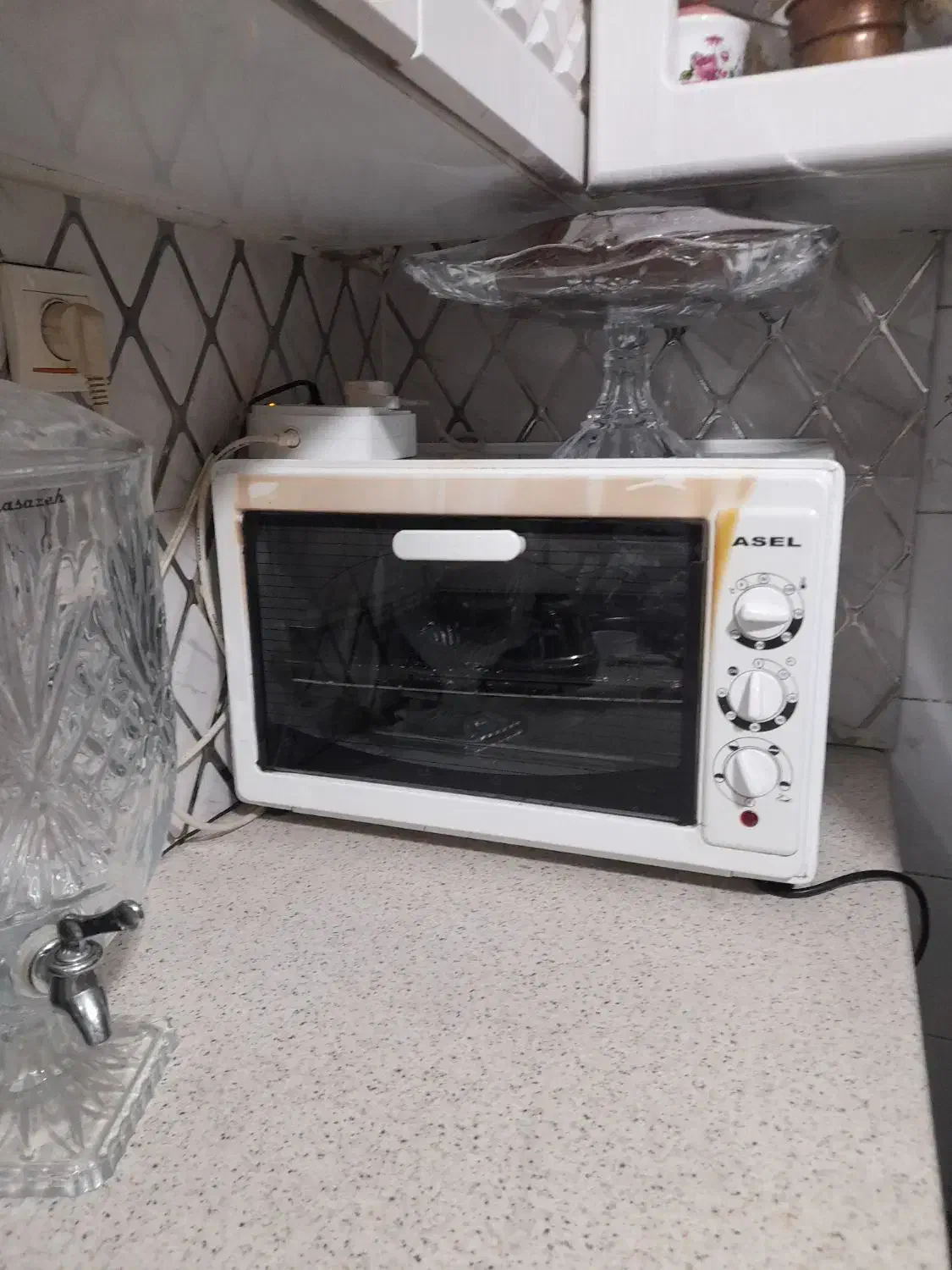 توستر کاملا سالم دارای دوالمنت و جوجه گردان وسینی|اجاق گاز و لوازم برقی پختوپز|باقرشهر, |دیوار