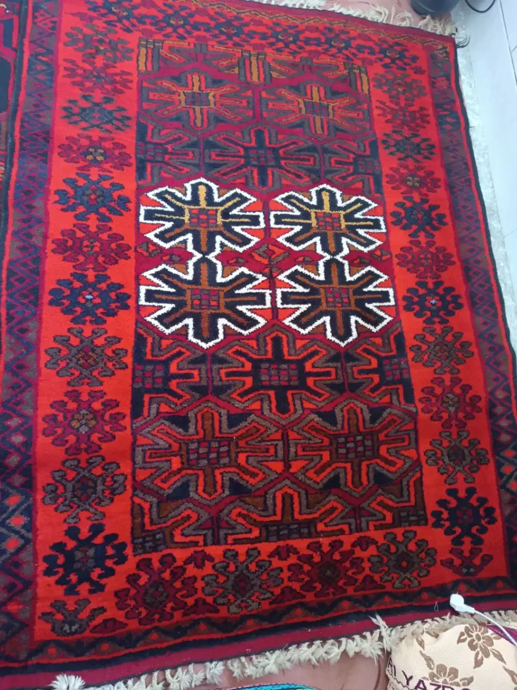 ۲ تا فرش دستباف|فرش|نجف‌آباد, صالح آباد|دیوار