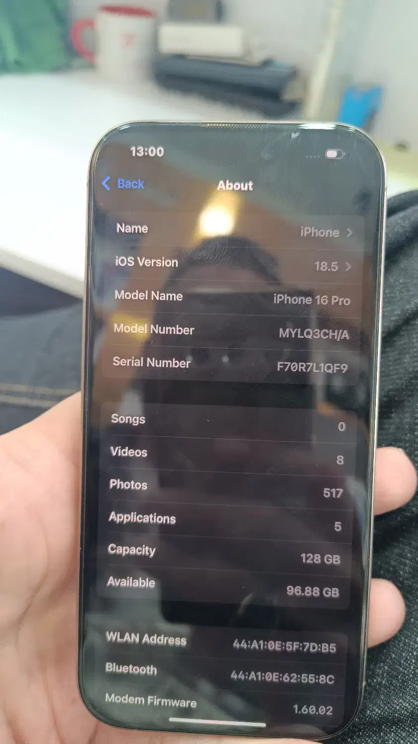 16پرو 128گیگ ch در حد|موبایل|قروه, |دیوار