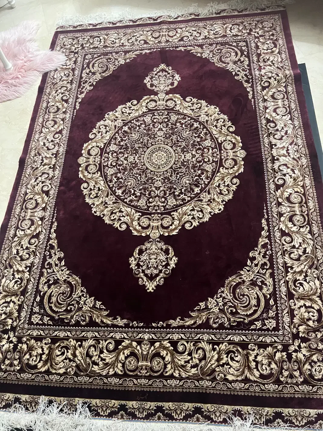 فرش ابریشم ماشینی|فرش|تهران, ولنجک|دیوار