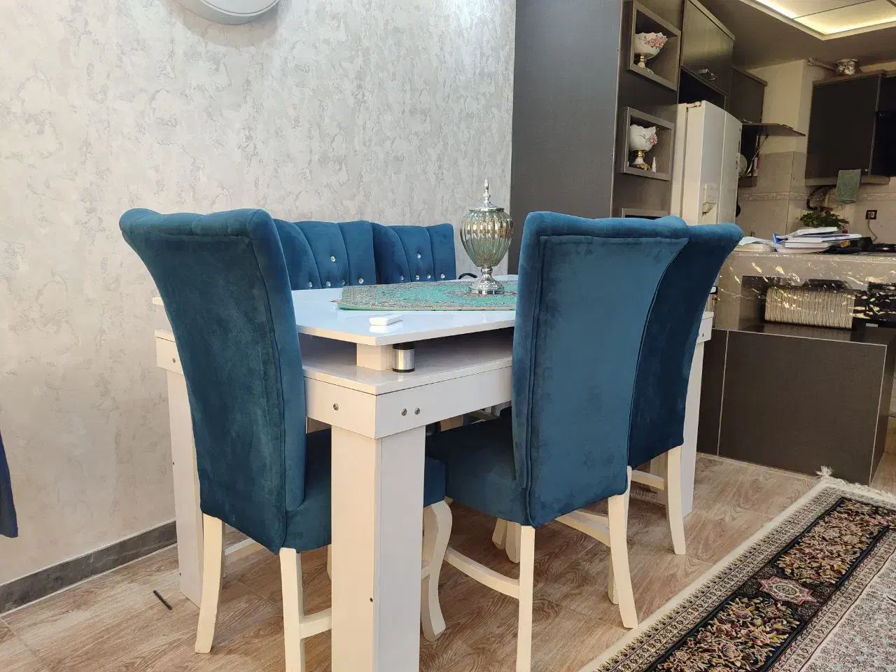 میز ناهار خوری ۶ نفره در حد نو|میز و صندلی غذاخوری|لاهیجان, بازکیاگوراب|دیوار