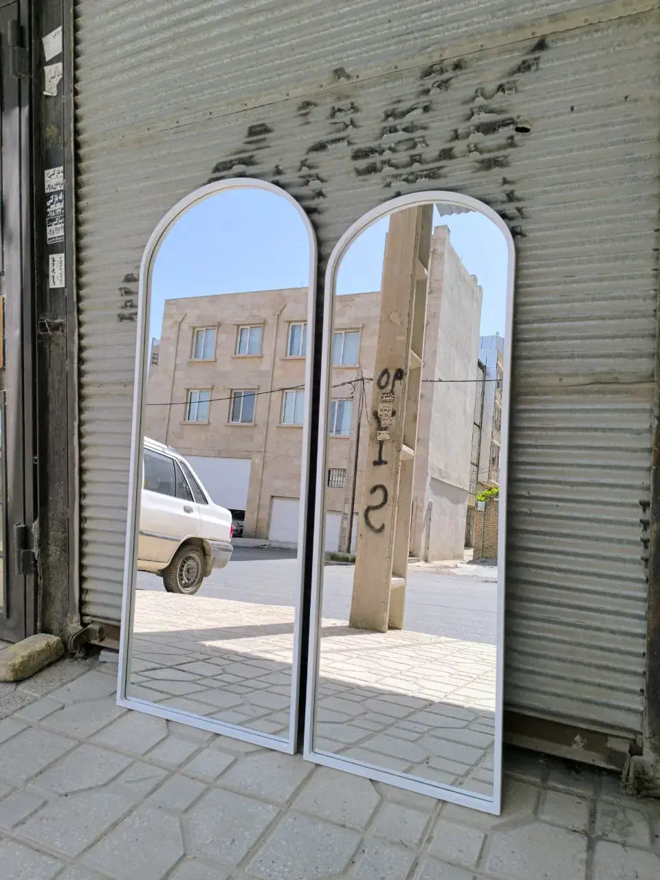 آینه قدی گنبدی ام دی اف|آینه|همدان, |دیوار