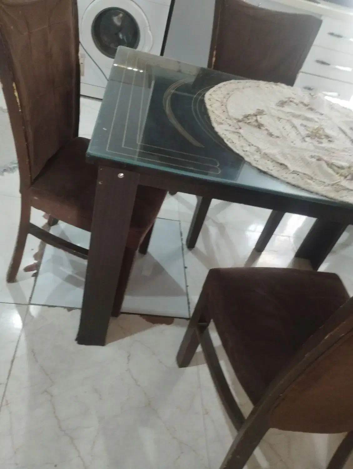 میز ناهار خوری|میز و صندلی غذاخوری|بم, |دیوار