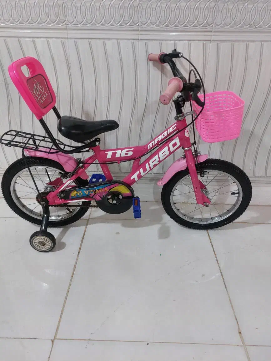دوچرخه ۱۶ دخترونه تمیز سالم فروشی|دوچرخه، اسکیت، اسکوتر|آبادان, |دیوار