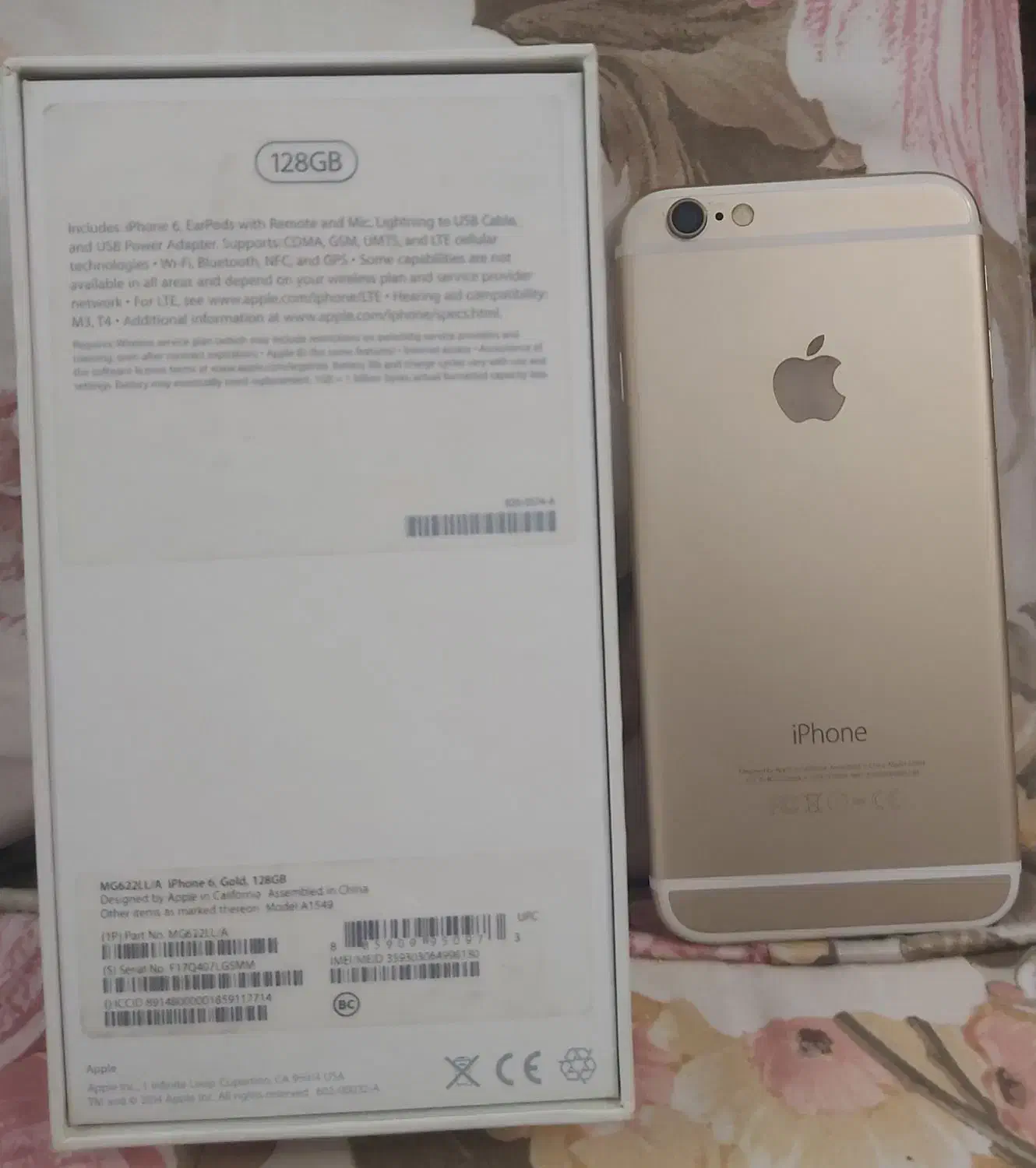 آیفون سیکس ۱۲۸ گیگ بسیار تمیز|موبایل|تهران, نیاوران|دیوار