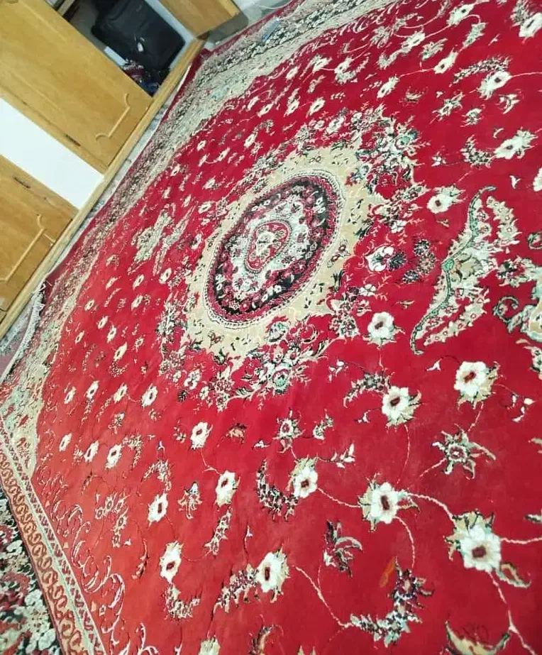 فرش ۱۲ متر قرمز کاملا نو|فرش|زاهدان, |دیوار