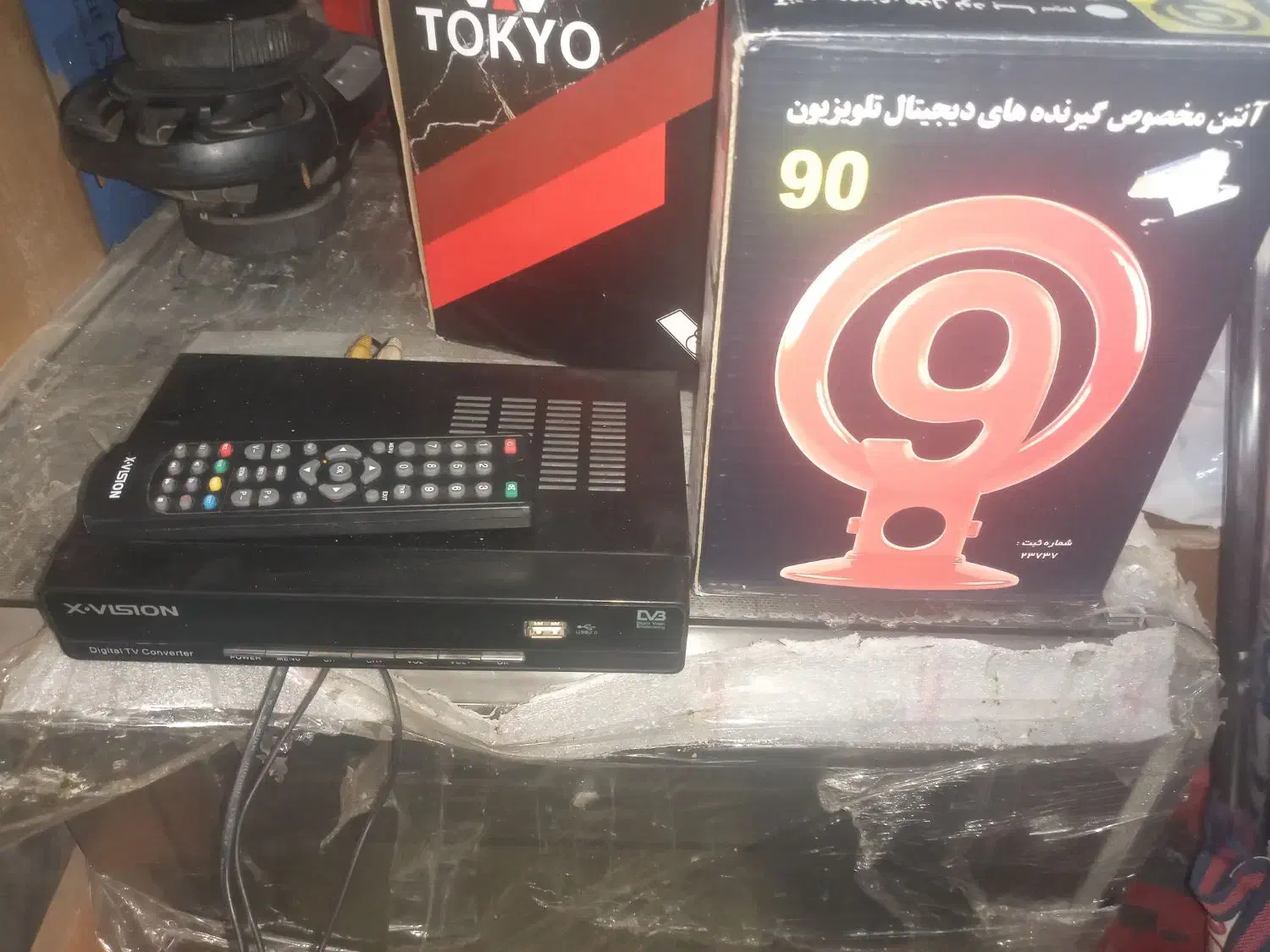 دستگاه دیجیتال مارک ایکس ویژن و آنتن رومیزی|صوتی و تصویری|تهران, جوادیه تهرانپارس|دیوار