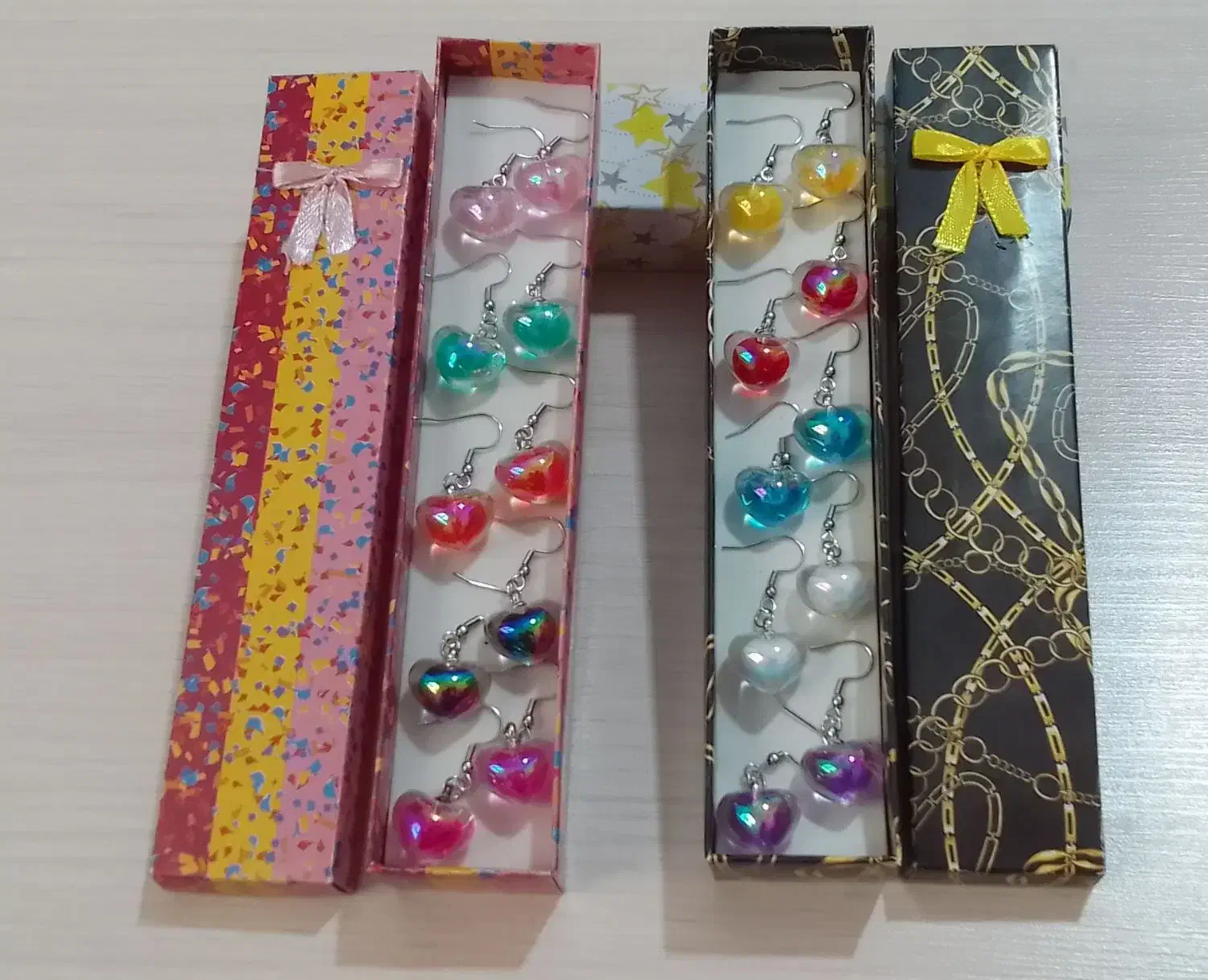 گوشواره های قلب پاستیلی|بدلیجات|گرگان, |دیوار