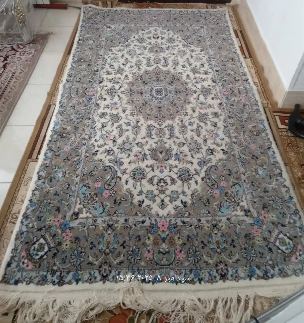 قالیچه 4متری پشم|فرش|کاشان, عربها|دیوار