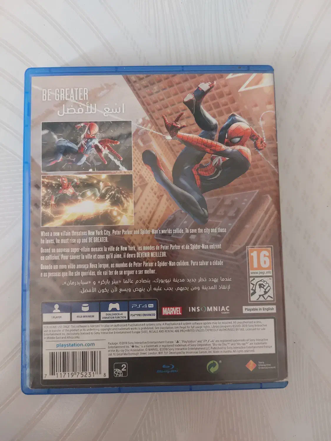 دیسک spider man.مردعنکبوتی|کنسول، بازی ویدئویی و آنلاین|کرمان, |دیوار