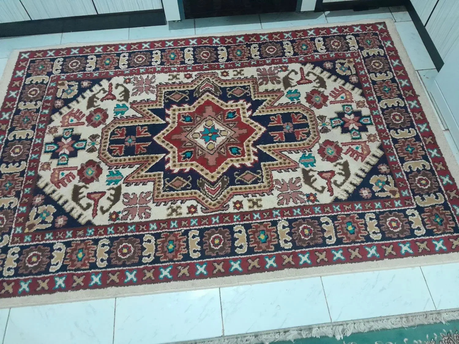 فرش ۴ متری اتاق و آشپزخانه|فرش|میانه, |دیوار