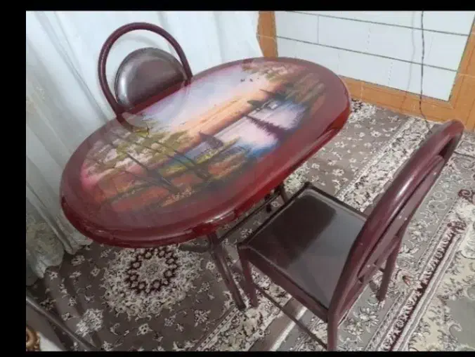 میز و صندلی ناهار خوری|میز و صندلی غذاخوری|پیر بکران, |دیوار