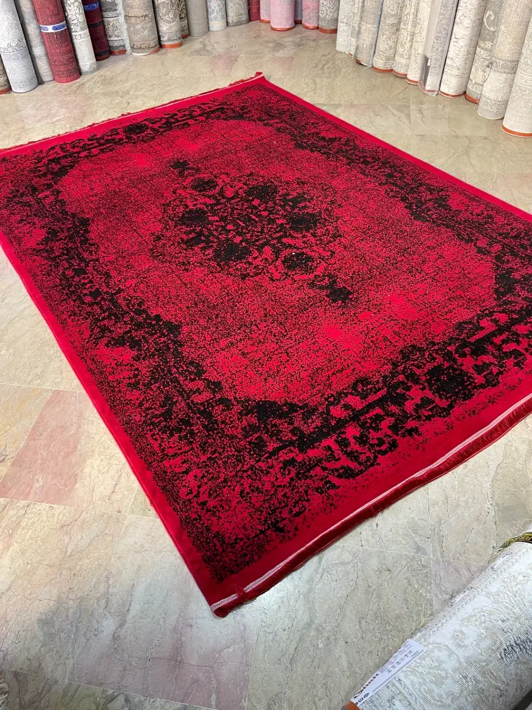 تولیدی طرح حس لاکی مشکی|فرش|کرج, حصارک بالا|دیوار