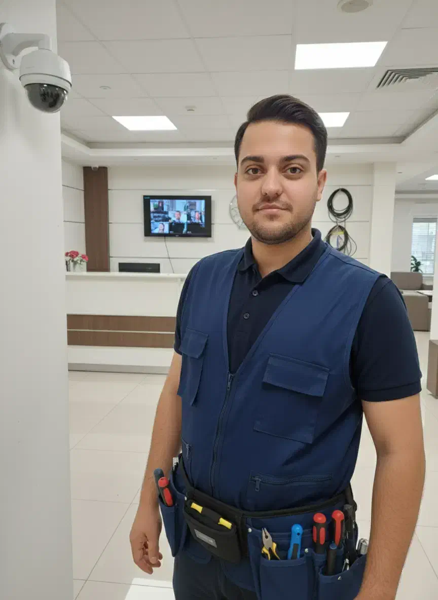 انواع دوربین مداربسته با پرداخت ۶ ماهه|خدمات پیشه و مهارت|قم, عمار یاسر|دیوار