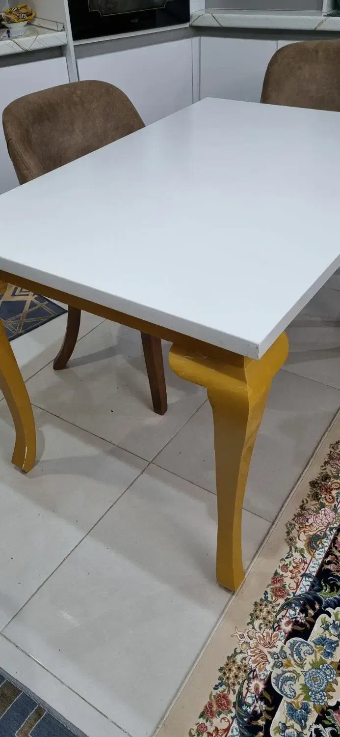 میز چهار نفره|میز و صندلی غذاخوری|ابهر, |دیوار