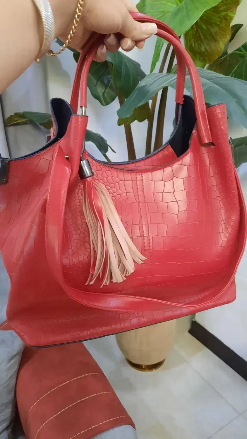 کیف زنانه چرم طبیعی کاملا نو|کیف، کفش، کمربند|فردیس, شهرک ناز|دیوار