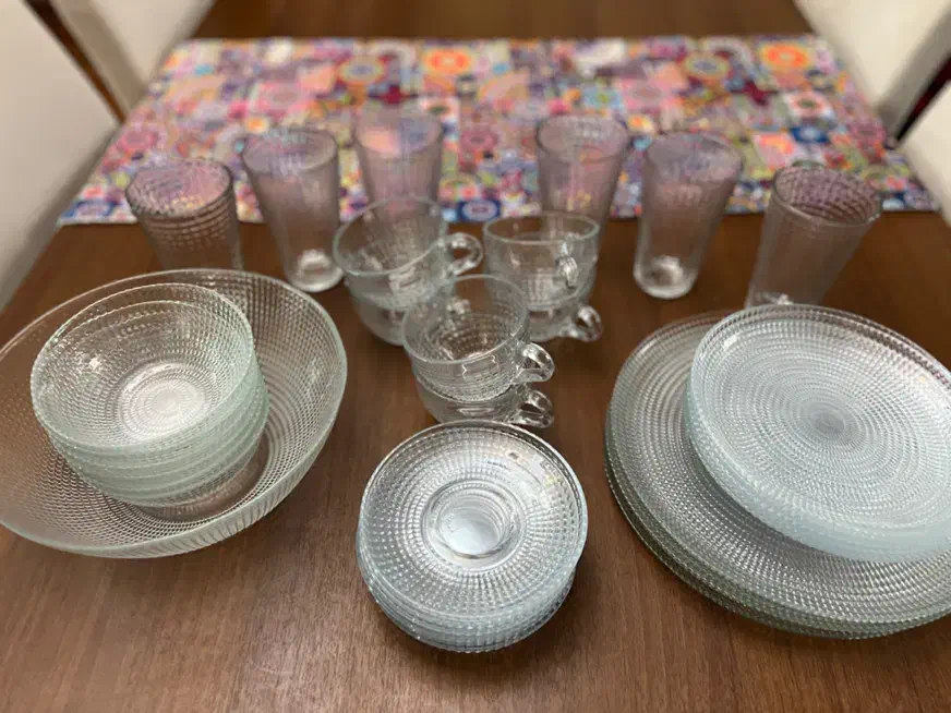 سرویس ۳۶ پارچه غذا خوری بلور کاوه مدل ونیز|ظروف سرو و پذیرایی|بندرعباس, |دیوار