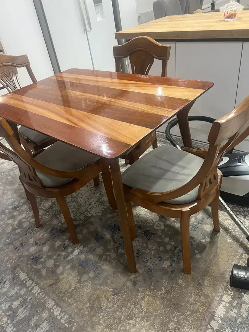 میزو صندلی ناهار خوری چهار نفره|میز و صندلی غذاخوری|آمل, |دیوار