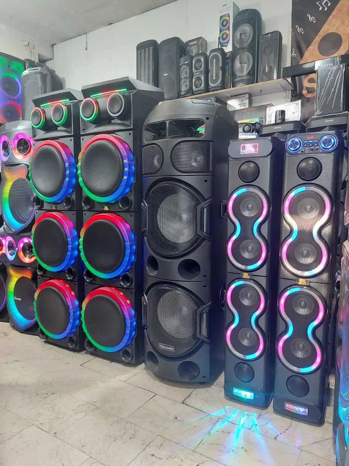 اسپیکر دی جی دار و رقص نور دار|سیستم صوتی خانگی|مشهد, سراب|دیوار