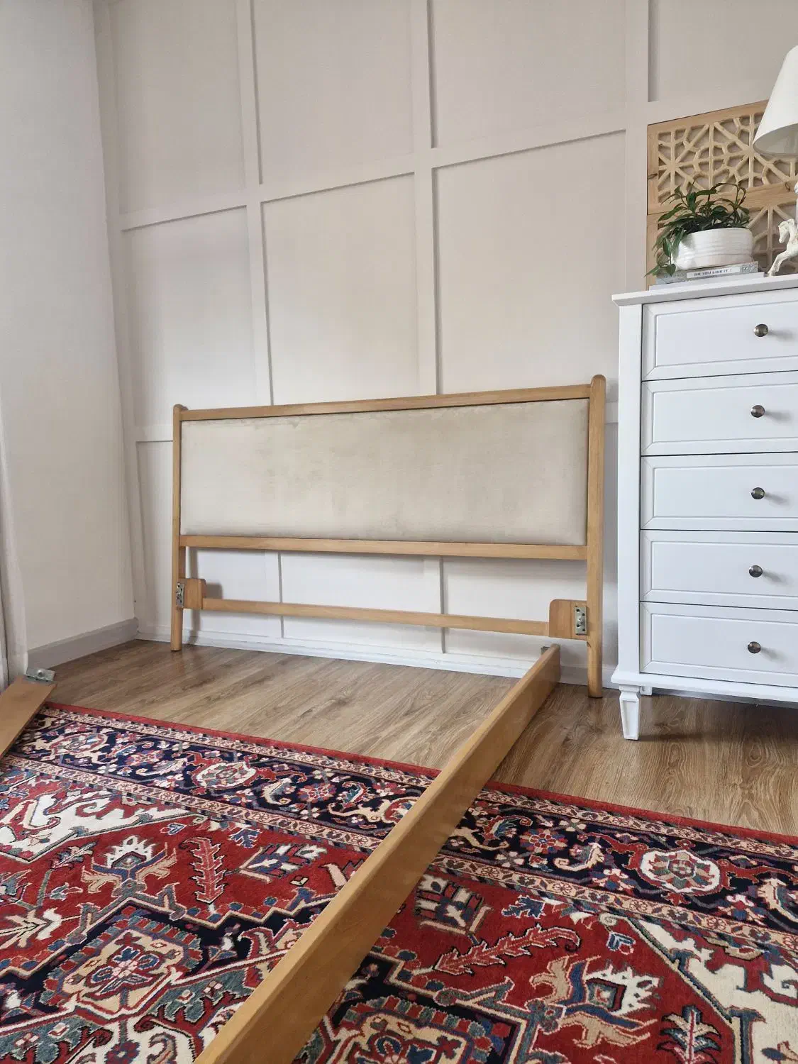 تختخواب دونفره چوبی|تخت و سرویس خواب|تهران, نارمک جنوبی|دیوار