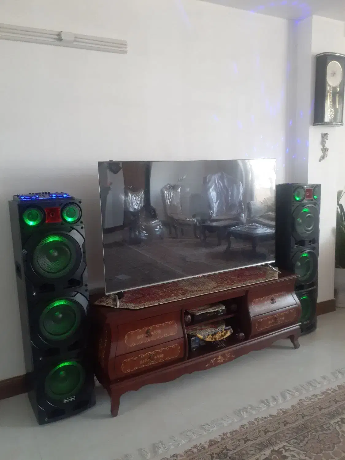 دو تکه اسپیکر مکسیدرABmxDJ۳۱۰۲ رم بلوتوث ومیکروفن|سیستم صوتی خانگی|اصفهان, بهارستان|دیوار