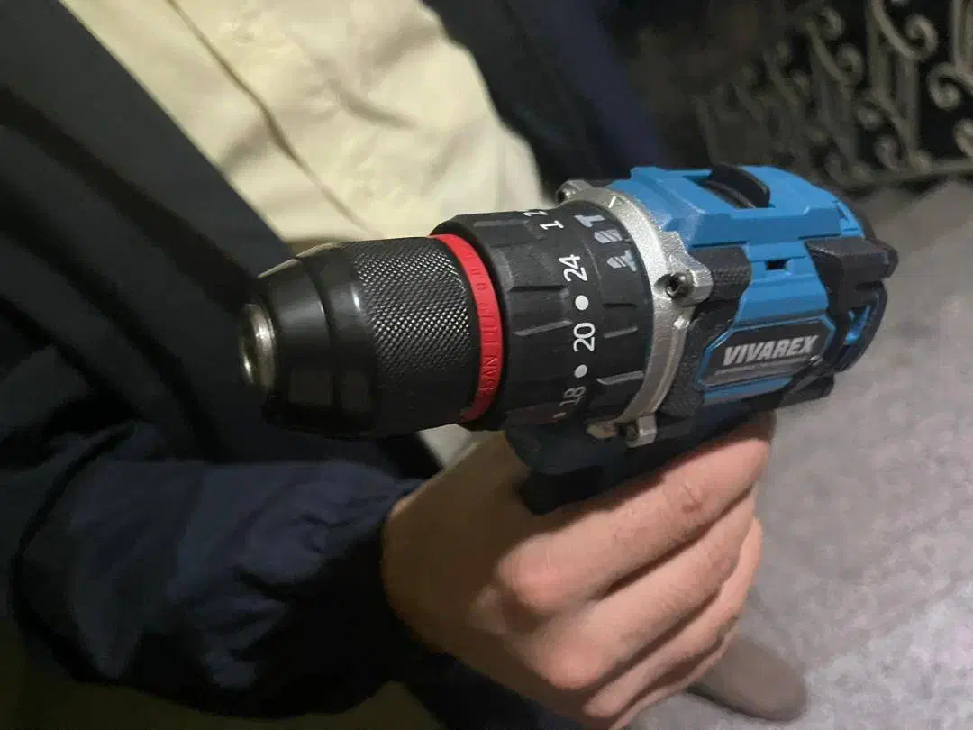 دریل شارژی چکشی VIVAREX دو باتری|ابزارآلات|تهران, سید خندان (جلفا)|دیوار